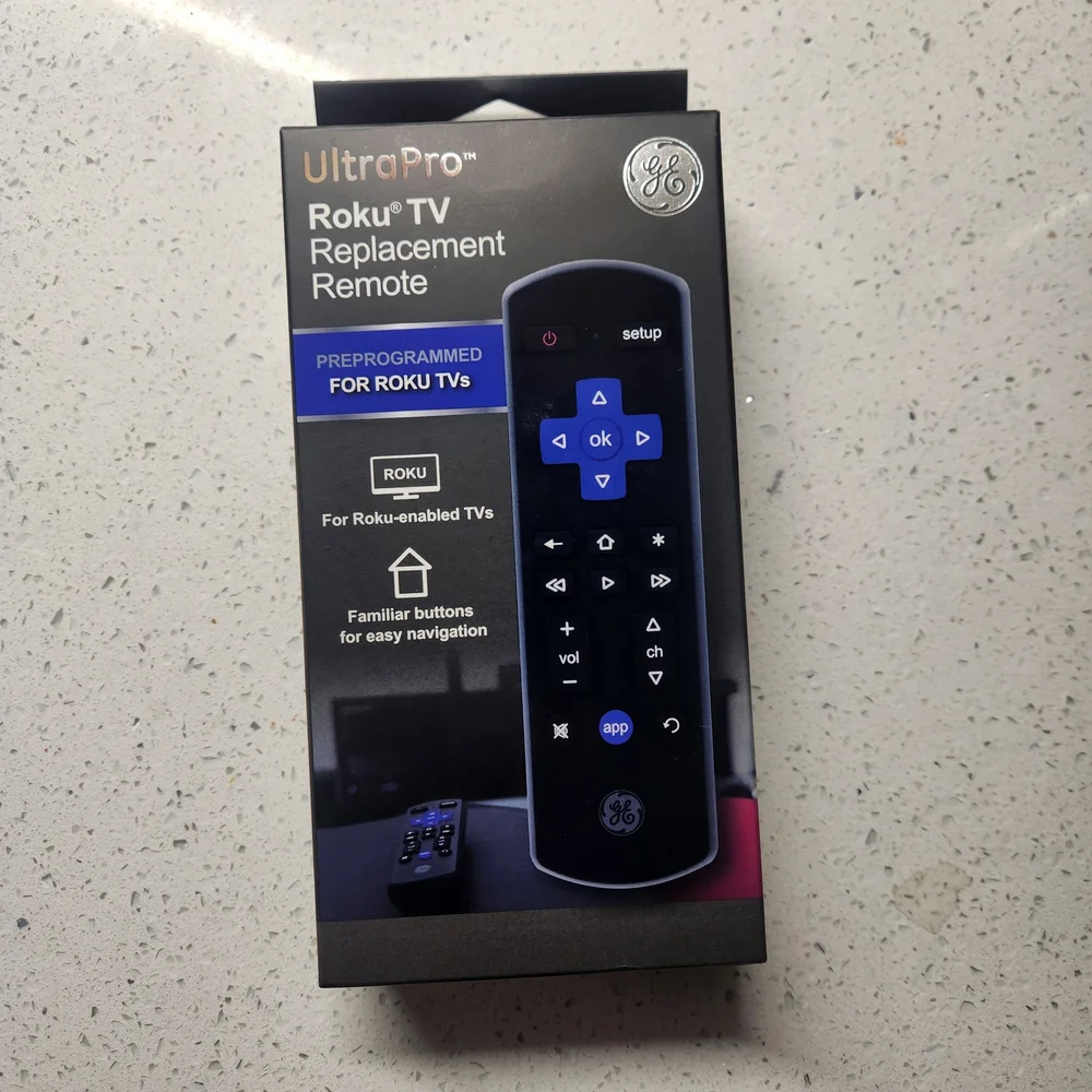 GE UltraPro Roku TV Replacement Remote